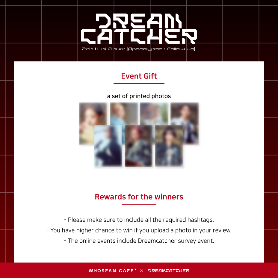Dreamcatcher [Apocalypse : Follow us] Official Themed Cafe Event